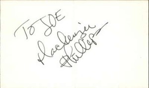 Mackenzie Phillips Actress American Graffiti Signed 3" x 5" Index Card