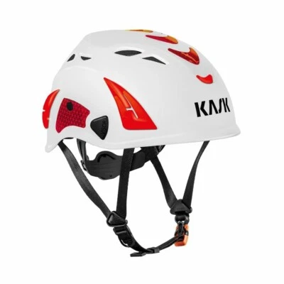 KASK Industrieschutzhelm SUPERPLASMA AQ HI VIZ weiss/rot
