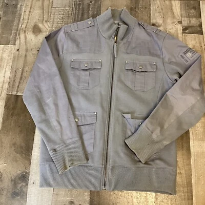 American Rag HBT Herringbone Tweed  Gray Jacket Large - Image 1 of 4