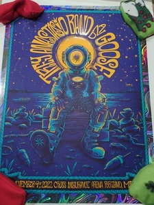 Trey Anastasio Goose SWIRL FOIL Poster AP #/60 Portland 2022 Phish - Bild 1 von 6