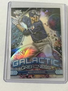 2024 TOPPS COSMIC CHROME GALATIC GREATNESS GG2 ALEX RODRIGUEZ RANGERS - Picture 1 of 2