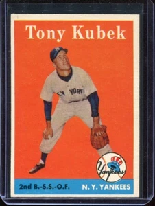 1958 Topps Baseball # 393 Tony Kubek (NM) Near Mint - Picture 1 of 2