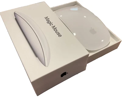Apple Magic Mouse Wireles Bluetooth Rechargeable Multi-Touch White A1657 MK2E3AM - Image 1 of 4