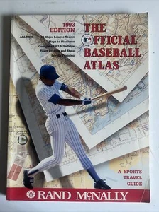 THE OFFICIAL BASEBALL ATLAS---1993 EDITION (A Sports Travel Guide) - Picture 1 of 5