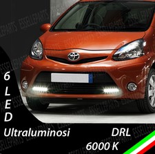 /& GT Philips Xenon Look Illuminazione targa per TOYOTA AYGO ANNO 05