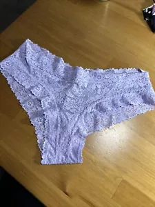 Victoria's Secret PINK WINK CHEECKY PANTY Size LARGE Pastel Lilac New With Tags - Picture 1 of 7