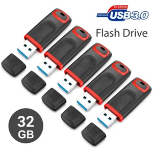 5 Pack USB 3.0 Flash Drives 32 GB USB Memory Sticks Pen High Speed Thumb Drives - Picture 1 of 11