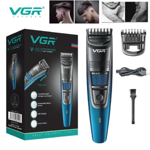 🔥VGR Professional Hair Clippers Kit Hair Trimmer Beard Cutting Machine Cordless - Picture 1 of 11