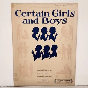 Vintage 1931 bestimmte Jungen und Mädchen Noten von Mathilde Bilbro - Bild 1 von 11