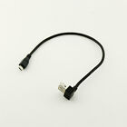 USB 2.0 A Female Angled to Micro USB 5 Pin Male Adapter Cable For Phone Samsung