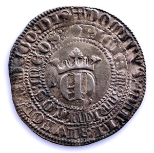 Spain-Enrique II (1369-1379). Real, acuñado en Sevilla. Plata 3,47 g. Muy escasa - Picture 1 of 2