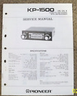 Pioneer Service Manual - Kp-1500 Us, Ca, E - Car Radio Cassette Stereo