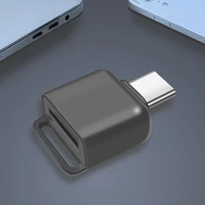 Useful Type C Micro SD/TF Card Reader USB C Memory Reader Adapter with Lanyard - Photo 1 sur 12