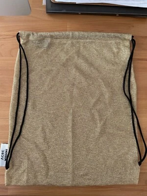 Missoni shoulder bag pack Drawstring Bag Made in Italy Gold Size 36cm x 44cm - Image 1 of 4