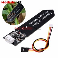 2PCS Capacitive Soil Moisture Sensor V1.2 Analog Corrosion Resistant DC 3.3-5.5V