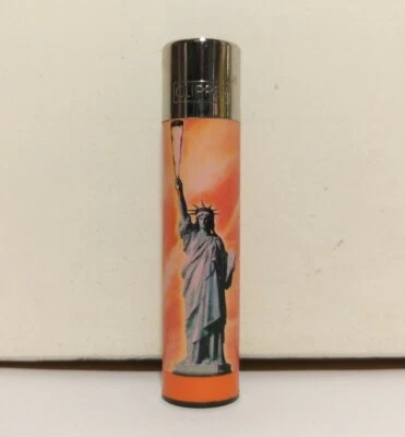 ACCENDINO CLIPPER STATUE OF LIBERTY SMOKER-LIGHTER-LIGHTER-MECHERO-LIGHTER-OLD - Image 1 of 4