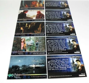 2004 ARTBOX HARRY POTTER PRISONER OF AZKABAN HOLOFOIL STAMPING 5 CARD PROMO SET - Picture 1 of 1