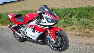 2002 02 YAMAHA R1 YZF-R1 SUPERBIKE CLASSIC SPORTS R 1000 RED WHITE YZFR1 - Picture 1 of 19