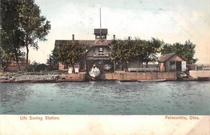 Lebensrettungsstation Painesville Ohio FAIRPORT HARBOR c1905 UDB Postkarte 4698 - Bild 1 von 3