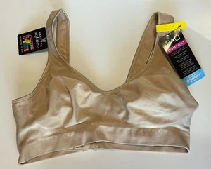 Bali Comfort Revolution ComfortFlex Fit Seamless 2-Ply Wireless Bra NWT ~Medium - Picture 1 of 8