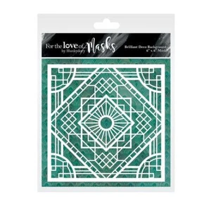 HUNKYDORY - Aus Liebe zu MASKEN, brillanter Deko-Hintergrund 6"" x 6"" MASKE - Bild 1 von 2