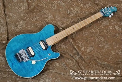 MUSIC MAN Edward Van Halen Signature Trans Blue Made in USA 1995 Electric Guitar - Image 1 of 4