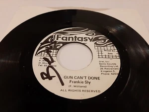 Frankie Sly - Gun Can't Done. Jamaican made Reggae 7" Single. B Fire House Crew - Picture 1 of 4