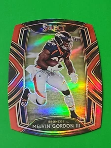 Melvin Gordon III 2020 Panini Select Club Red Prizm Die Cut ,#241 Denver Broncos - Picture 1 of 2