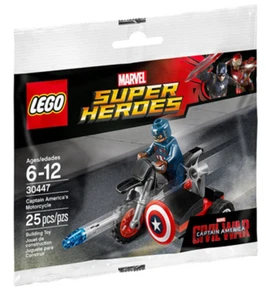 Lego Captain America's Motorcycle Polybag Set 30447 - Picture 1 of 1
