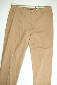 Mens Ashworth Beige Khaki Pants (Flat Front) 42x32 EUC - Picture 1 of 5