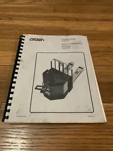 Crown Pallet Jack serie PW 3000 servicio/piezas manual fabricante de equipos originales envío gratuito - Imagen 1 de 3