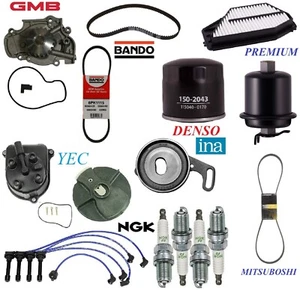 OEM Tune Up & Timing Belt Kit Filters Plugs Water Pump for Honda Accord 94-97 - Picture 1 of 1