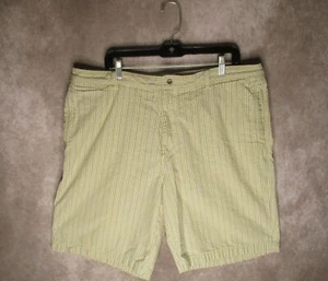 Tommy Bahama Shorts Mens 40 Yellow Striped Paradise Nation 5 Pocket Cotton - Picture 1 of 11