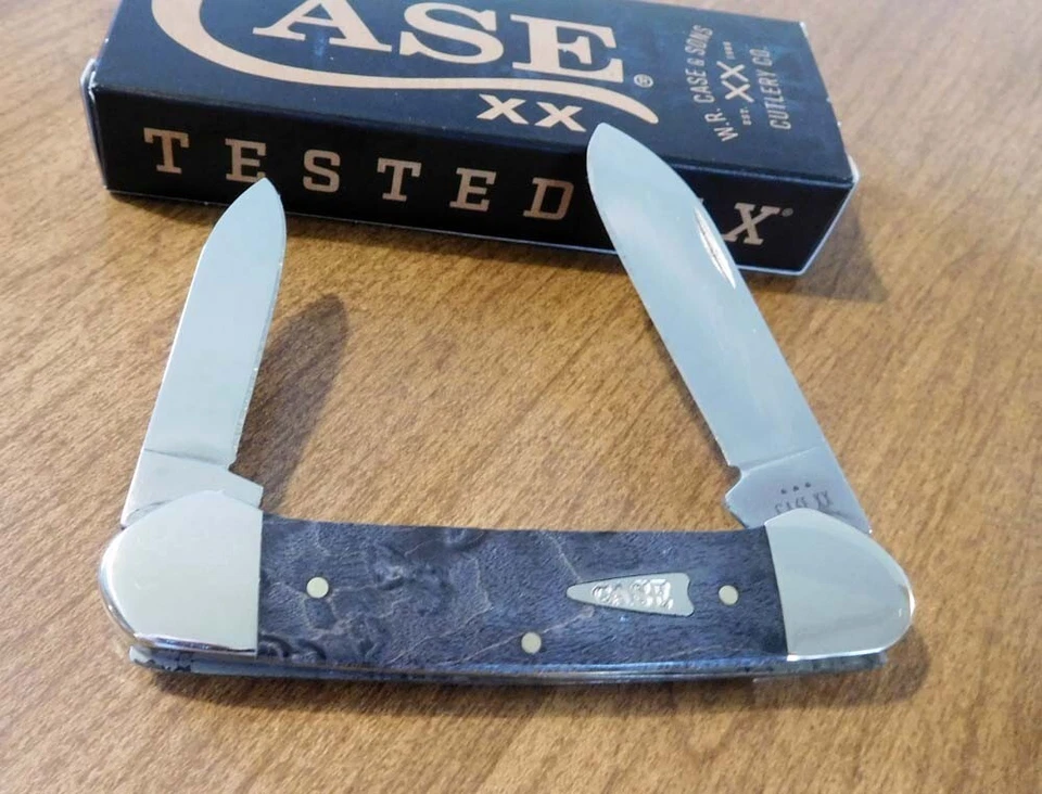 CASE XX новый 11014 серый птичий глаз клен деревянная ручка 2 лезвия каноэ нож/ножи - Изображение 1 из 1