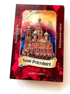 Spielkarten Deck Sankt Petersburg Russland "55 beste Ansichten" - Bild 1 von 4