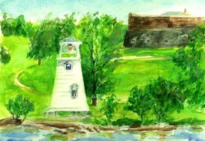 Tarjetas de notas del río Potomac de Fort Washington Maryland - Imagen 1 de 2