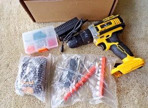 Taladro inalámbrico 20V con batería, cargador y accesorios, CD-20K Tegatok @dS - Imagen 1 de 9