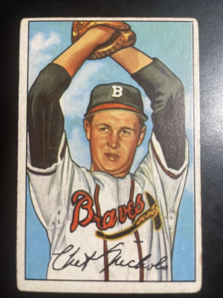 1952 Bowman - Chet Nichols #120 (RC) - Image 1 of 2