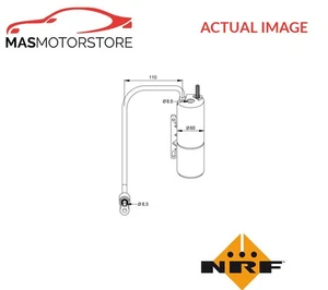 SECADOR AIRE ACONDICIONADO AIRE ACONDICIONADO NRF 33309 P PARA SAAB 9-3,9-3X 2L - Imagen 1 de 5