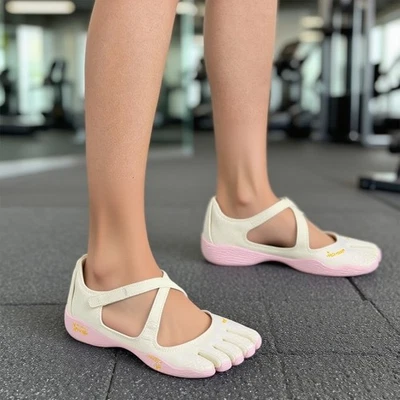 Zapatilla deportiva Vibram Five Fingers para mujer V-Soul talla US 6-8 blanca oficial Foto 1 de 4