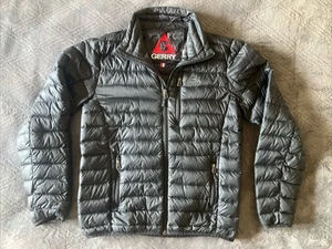 Gerry Puffer Jacket Mens Small Black Goose Down Hiking Nylon Fillpower 650 Fill - Picture 1 of 9