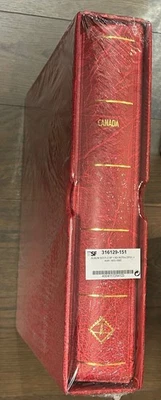 Lighthouse Stamp Album Canada, Hingeless, Vol.1 (1851-1985) RED - NEW - Image 1 of 4