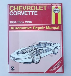CHEVROLET Corvette 1984 thru 1996 Haynes Repair Manual 24041 1336 - Foto 1 di 9