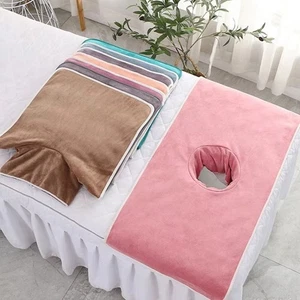 Massage Face Towel Beauty Salon Towel Breathable SPA Massage Towel with Hole - Picture 1 of 24