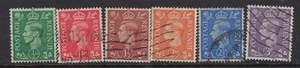 Great Britain 258-63 Used 1941-42 set (ak8013a) - Picture 1 of 1