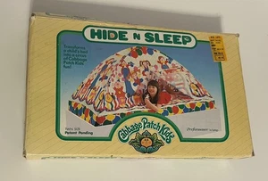 Cabbage Patch Kids 1985 Hide N Sleep Twin Size USED w/box CPK toy 80s - Picture 1 of 12