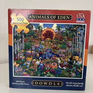Animals of Eden 500 Piece Dowdle Jigsaw Puzzle 16x20" Complete - Picture 1 of 8