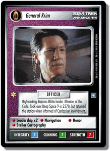 General Krim - Deep Space 9 - Star Trek CCG 1E - Bild 1 von 6