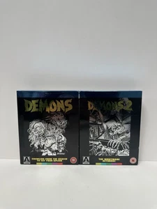 Demons / Demons 2 Slipcase Blu Rays Arrow Video Oop - Picture 1 of 16