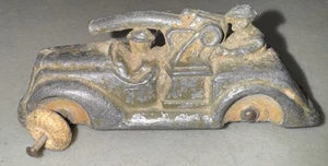 VINTAGE 1930'S BARCLAY BV15 LEAD DIME STORE CANNON CAR VAR. 2 - Picture 1 of 6
